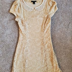 Peach Lacy Forever21 Dress